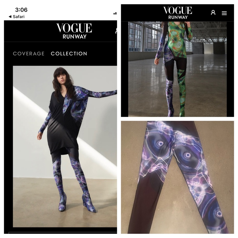 threeASFOUR designer leggings